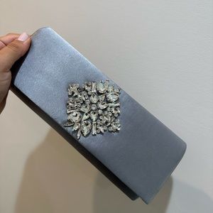 BRAND NEW SATIN CLUTCH WITH TAGS